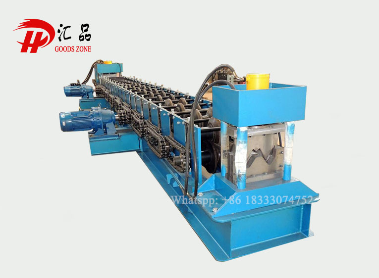 Metal W Beam Crash Barrier Machine