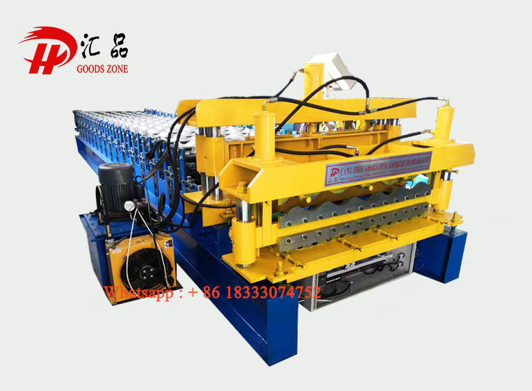 Roof Machine Double Layer Glazed Trapezoidal Roof Tile Roll Former